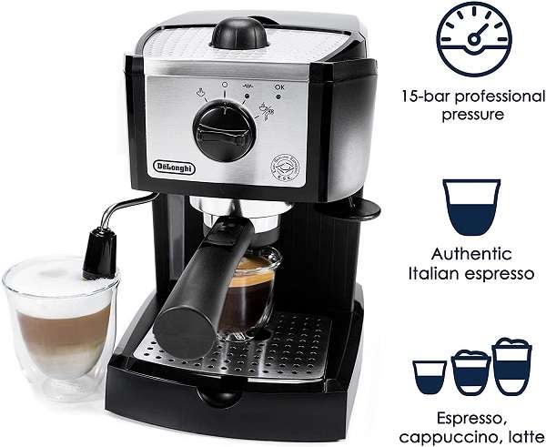 Advantages of the Delonghi ec155 15 bar pump espresso machine