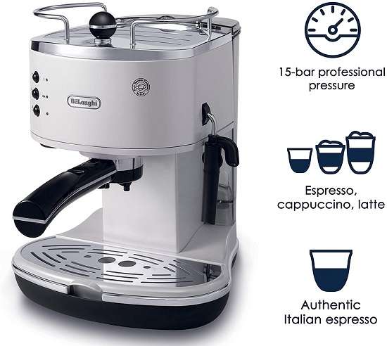 Key Features Of Delonghi ECO310w Espresso Maker